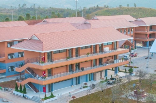 Trường nội trú liên cấp tại Si Pa Phìn, Điện Biên trước giờ khánh thành
