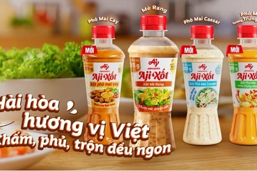 Bộ đôi Xốt phô mai Caesar và Xốt phô mai hương trứng muối “Aji-Xốt” khuấy đảo mùa lễ hội 