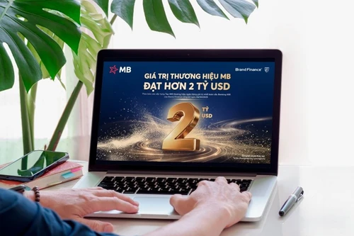 MB đạt giá trị thương hiệu hơn 2 tỷ USD và được nâng hạng AAA+ cao nhất toàn cầu