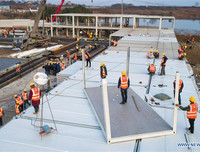 Hình ảnh mới nhất về xây dựng 2 bệnh viện chống đại dịch viêm phổi ở Vũ Hán