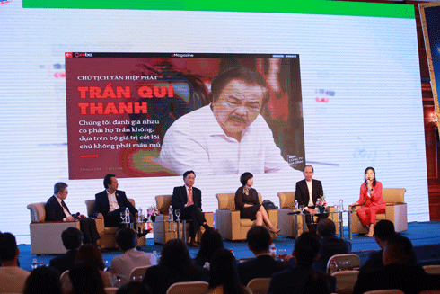 Bà Trần Thị Uyên Phương, Phó Tổng Giám đốc Tập đoàn Tân Hiệp Phát khẳng định doanh nghiệp Việt cần phát huy “hệ miễn dịch” là văn hóa doanh nghiệp, văn hóa kinh doanh để khai thác tối đa nội lực