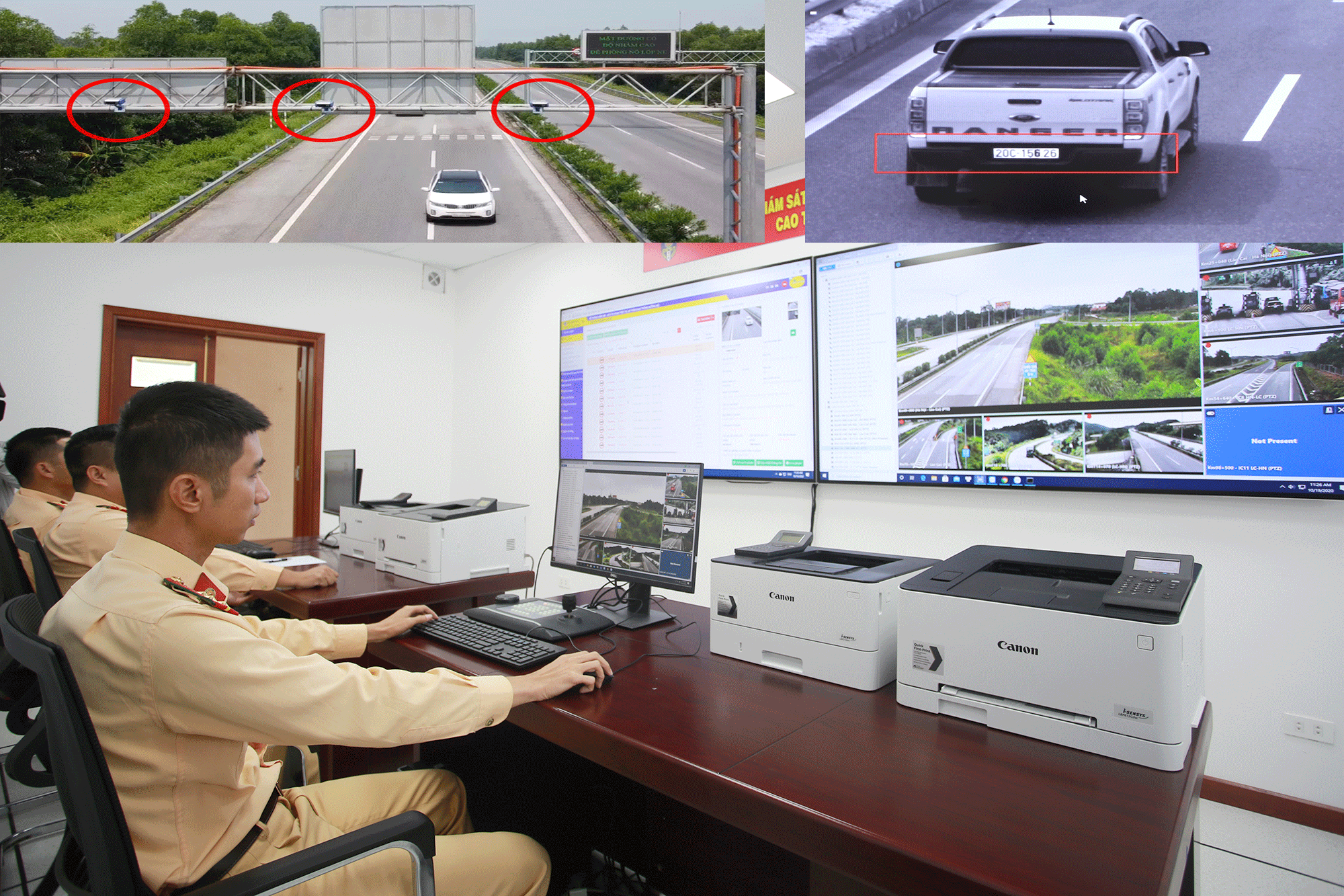 Hệ thống camera giám sát, xử lý vi phạm trật tự an toàn giao thông trên tuyến cao tốc Nội Bài - Lào Cai phát huy hiệu quả bảo đảm trật tự an toàn giao thông, đấu tranh phòng chống tội phạm trên tuyến Hệ thống camera giám sát, xử lý vi phạm trật tự an toàn giao thông trên tuyến cao tốc Nội Bài - Lào Cai phát huy hiệu quả bảo đảm trật tự an toàn giao thông, đấu tranh phòng chống tội phạm trên tuyến