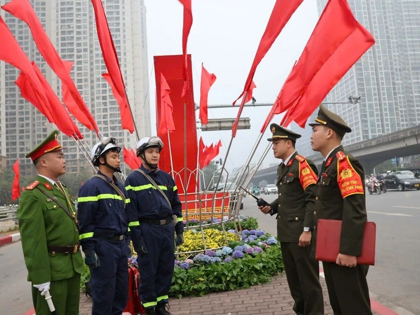 Huy động tổng lực bảo đảm an ninh, an toàn buổi tổng duyệt chương trình nghệ thuật chào mừng thành công Đại hội XIV của Đảng