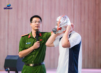 Diễn tập phương án chữa cháy, cứu nạn, cứu hộ tại Trường Tiểu học, Trung học cơ sở và Trung học phổ thông Dewey Ocean Park