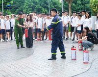 Diễn tập phương án chữa cháy, cứu nạn, cứu hộ tại Trường Tiểu học, Trung học cơ sở và Trung học phổ thông Dewey Ocean Park