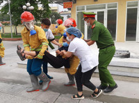 Tuyên truyền an toàn phòng cháy cho người dân thông qua tình huống cháy giả định