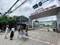 Kiểm soát chặt chẽ, đảm bảo an ninh trật tự tại điểm phong tỏa Bệnh viện K