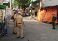 Kiểm soát chặt chẽ, đảm bảo an ninh trật tự tại điểm phong tỏa Bệnh viện K