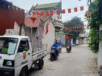 Công an huyện Đông Anh tập trung cao độ, ứng trực phòng ngừa Covid-19 tại các điểm công cộng