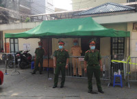 Kiểm soát chặt chẽ, đảm bảo an ninh trật tự tại điểm phong tỏa Bệnh viện K