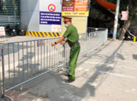 Kiểm soát chặt chẽ, đảm bảo an ninh trật tự tại điểm phong tỏa Bệnh viện K