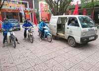 Công an huyện Đông Anh tập trung cao độ, ứng trực phòng ngừa Covid-19 tại các điểm công cộng