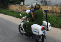 Công an huyện Đông Anh tập trung cao độ, ứng trực phòng ngừa Covid-19 tại các điểm công cộng