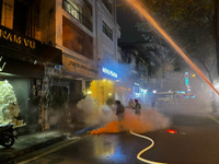 Đồng loạt triển khai diễn tập phương án chữa cháy, cứu nạn trong đêm