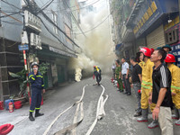  Xử lý nhanh tình huống giả định chập điện gây cháy nhà trọ 