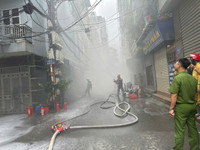  Xử lý nhanh tình huống giả định chập điện gây cháy nhà trọ 