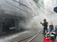  Xử lý nhanh tình huống giả định chập điện gây cháy nhà trọ 