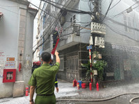  Xử lý nhanh tình huống giả định chập điện gây cháy nhà trọ 