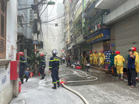  Xử lý nhanh tình huống giả định chập điện gây cháy nhà trọ 