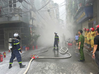  Xử lý nhanh tình huống giả định chập điện gây cháy nhà trọ 