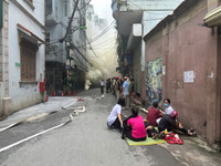  Xử lý nhanh tình huống giả định chập điện gây cháy nhà trọ 