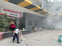 Ứng phó nhanh với tình huống hỏa hoạn giả định phức tạp tại Rice City Sông Hồng