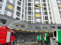 Ứng phó nhanh với tình huống hỏa hoạn giả định phức tạp tại Rice City Sông Hồng