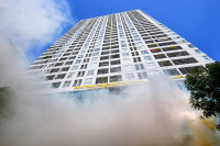 Kiểm tra khả năng phối hợp cứu nạn, chữa cháy tại tòa nhà cao tầng