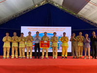 Hình ảnh so tài dập lửa, cứu nạn của các Tổ liên gia an toàn PCCC