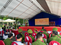 Hình ảnh so tài dập lửa, cứu nạn của các Tổ liên gia an toàn PCCC