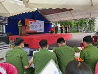 Hình ảnh so tài dập lửa, cứu nạn của các Tổ liên gia an toàn PCCC