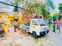 Công an các huyện ngoại thành huy động lực lượng 