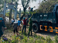 Công an các huyện ngoại thành huy động lực lượng 