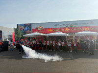Trải nghiệm, thực hành chữa cháy, cứu nạn tại triển lãm “Công an nhân dân - 80 năm vì An ninh Tổ quốc, vì hạnh phúc nhân dân”