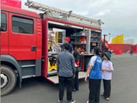 Trải nghiệm, thực hành chữa cháy, cứu nạn tại triển lãm “Công an nhân dân - 80 năm vì An ninh Tổ quốc, vì hạnh phúc nhân dân”