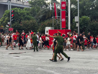 Công an phường Tây Hồ đảm bảo ANTT trước giờ sơ duyệt sự kiện A80