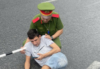 Công an phường Tây Hồ đảm bảo ANTT trước giờ sơ duyệt sự kiện A80