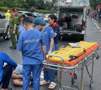 Công an phường Tây Hồ đảm bảo ANTT trước giờ sơ duyệt sự kiện A80