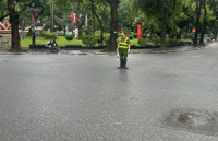 Công an phường Tây Hồ đảm bảo ANTT trước giờ sơ duyệt sự kiện A80