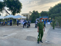 Lực lượng Công an đảm bảo ANTT, kiểm soát chặt dịch Covid-19 tại điểm thi