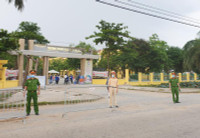 Lực lượng Công an đảm bảo ANTT, kiểm soát chặt dịch Covid-19 tại điểm thi