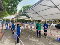 Lực lượng Công an đảm bảo ANTT, kiểm soát chặt dịch Covid-19 tại điểm thi