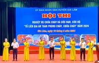 Cuộc so tài của 176 vận động viên là thành viên các “Tổ liên gia an toàn PCCC”