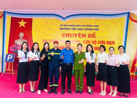 Gần 2.000 thầy và trò trường Đông Hội trải nghiệm kỹ năng sinh tồn trong hỏa hoạn