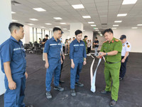 Thực tập phương án, tuyên truyền kỹ năng chữa cháy, thoát nạn tại tòa nhà cao tầng