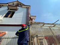 Đội chữa cháy và cứu nạn, cứu hộ khu vực số 20 dốc sức cứu dân trong vùng ngập 