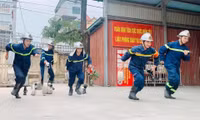 Những hình ảnh đảm bảo công tác an toàn phòng cháy cận kề ngày bầu cử