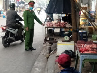 Công an Thanh Trì kiên quyết lập lại trật tự văn minh đô thị