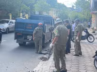 Công an Thanh Trì kiên quyết lập lại trật tự văn minh đô thị