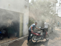 Đồng loạt thực tập phương án và tuyên truyền phòng cháy, thoát nạn tại khu dân cư